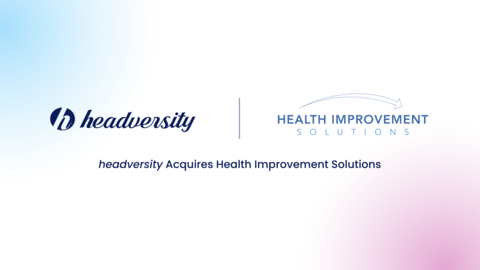 headversity to Integrate Health Improvement Solutions into its Workforce Mental Health and Resilience Platform. (Graphic: Business Wire)