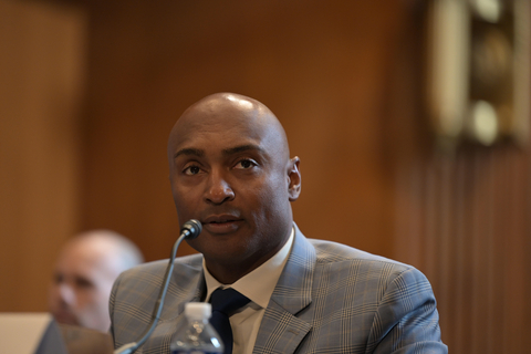 original NHRA driver Antron Brown advocates for the motorsports industry by testifying before the U.S. Committee on Environment and Public Works in Washington, D.C., on September 7, 2022. (Photo: Business Wire)