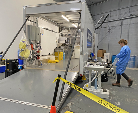 Battelle’s PFAS Annihilator™ technology is capable of effectively destroying PFAS chemicals to non-detect levels. In August, it was used to destroy firefighting foams containing PFAS in Charlotte, NC. (Photo: Business Wire)