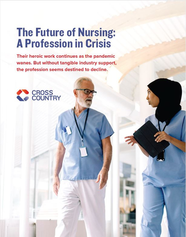 Nurses Remain Passionate Despite Historical Issues In Need of Reform, According to Annual Industry Survey; 2nd Annual Survey from Cross Country Healthcare and Florida Atlantic University’s Christine E. Lynn College of Nursing Study, “Vital Signs of Nursing,” Identifies Areas of Transformation that Advocate for Nurses (Photo: Business Wire)