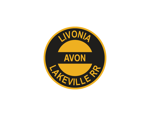Livonia, Avon & Lakeville Railroads Logo