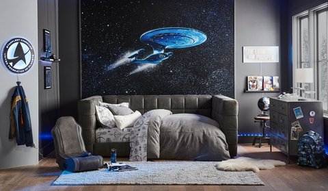 original Star Trek x Pottery Barn Teen collaboration bedroom (Photo: Pottery Barn Teen)