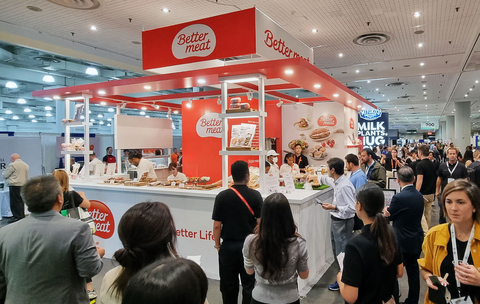 At the Plant Based World Expo North America held on the 8th and 9th at Jacob Javits Center in New York, Better Foods is presenting the plant-based meat substitute products of Better Meat, the company’s meat substitute brand, and menus prepared using the products. (Photo provided by Better Foods)