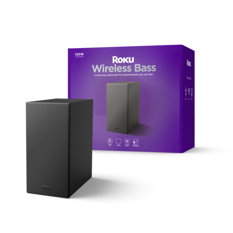 Roku Introduces the All-New Roku Wireless Bass (Photo: Business Wire)