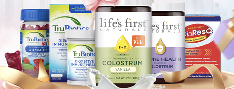 Consumers in China can purchase U.S. made TruBiotics® probiotics, Life’s First Naturals™ cow colostrum, and DiaResQ® diarrhea support for children and adults through Tmall Global. (Photo: Business Wire)