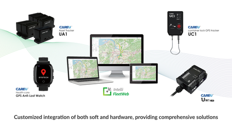 Total solutions of fleet management and GPS tracker provided by SYSTECH. (Graphic: Business Wire)