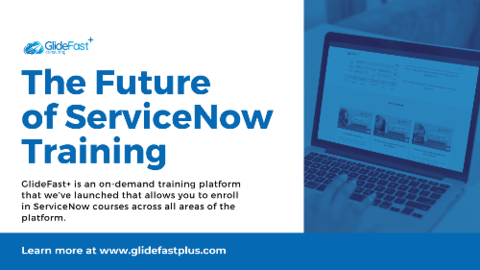 GlideFast Consulting launches a new platform that will enhance ServiceNow training and enable more career opportunities in the industry. (Photo: Business Wire)