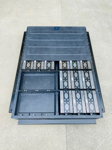 Teijin Automotive Technologies' award-winning multi-material battery enclosure reduces EV weight and improves safety performance. (Photo: Business Wire)