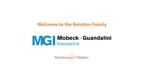 original Mobeck-Guandalini Insurance transaction adds to Relation’s presence in Connecticut and further expands Relation’s offerings in the east (Graphic: Business Wire)