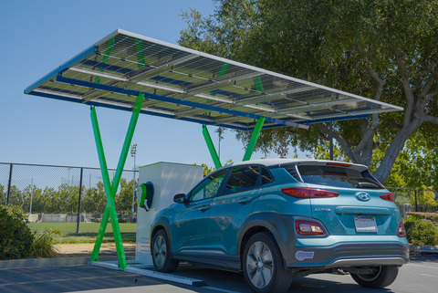 Paired Power launches PairTree, a transportable solar canopy with built-in EV charging capabilities and fast-install design, giving customers quick and convenient access to infinite renewable energy. (Photo: Business Wire)