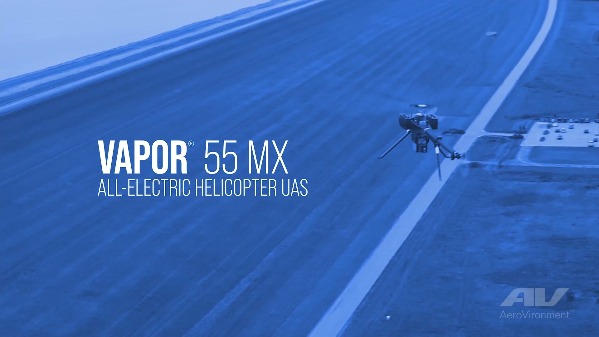The new all-weather, all-electric VAPOR 55 MX helicopter unmanned aircraft system (Video: AeroVironment, Inc.)