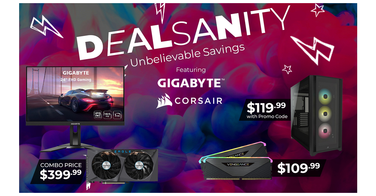 Newegg Deals Out Dealsanity Sale with Surprising Deals on GIGABYTE and