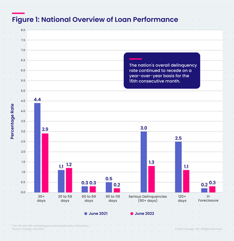original Figure 1: National Overview of Loan Performance (Graphic: Business Wire)
