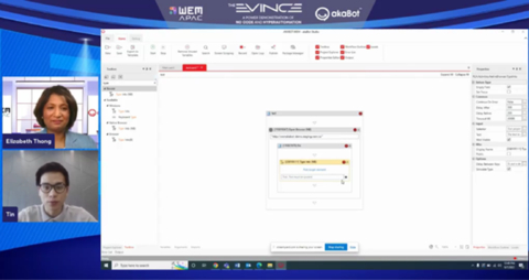 thumbnail Ms. Elizabeth Thong - Managing Director Australia and New Zealand market, WEM APAC and Mr. Tran Quang Tin Head of RPA Global Business Development, akaBot as speakers at the webinar. (Graphic: Business Wire)