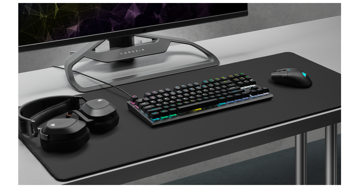 Play at the Speed of Light – CORSAIR Launches New K60 PRO TKL and K70 PRO OPX Keyboards with OPX Optical Switches