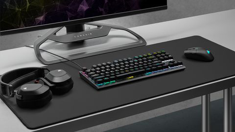 Corsair Continues Award-Winning Product Expansion with Launch of Two New Optical-Mechanical Keyboards with exclusive CORSAIR OPX Keyswitches (Photo: Business Wire)