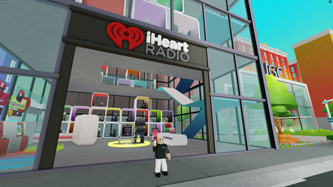 The Player Studio at iHeartLand on Roblox. (Photo: iHeartMedia)