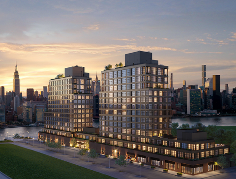 thumbnail Today Quadrum Global officially unveils The Huron, an iconic two-tower condominium development located at 29 Huron Street in Greenpoint, Brooklyn, designed by the esteemed Morris Adjmi Architects (MA). (Photo: Business Wire)