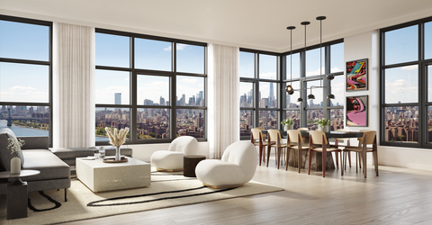 thumbnail The Huron boasts incredible permanent waterfront and skyline views of New York City, the East River, Brooklyn, and Queens. (Photo: Business Wire)