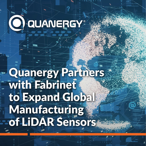 thumbnail Quanergy Partners with Fabrinet to Expand Global Manufacturing of LiDAR Sensors (Graphic: Business Wire)