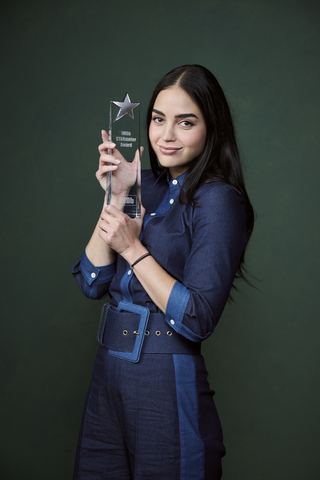 Melissa Barrera Receives an IMDb "Fan Favorite" STARmeter Award (Photo courtesy Gareth Cattermole for IMDb)