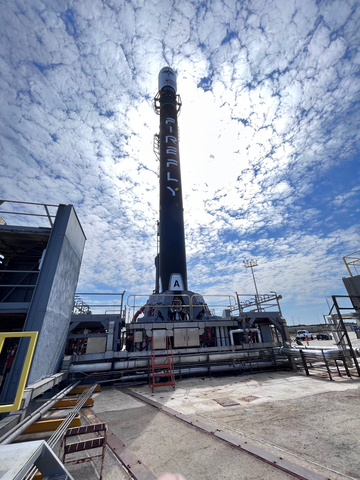 FLTA002 on the pad at Vandenberg Space Force Base  (Photo: Business Wire)