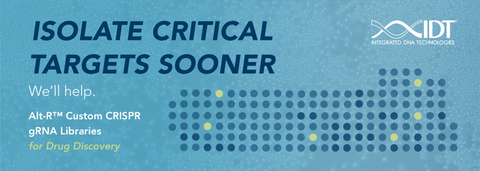 Alt-R™ Custom CRISPR gRNA Libraries are part of IDT’s complete portfolio of Alt-R™ CRISPR genome editing solutions, which are designed to meet the evolving needs of researchers who are continuing to push the field of genome editing forward. (Graphic: Business Wire)