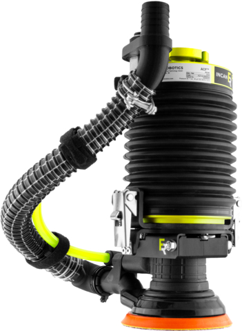 original The new C2D1-rated End of Arm Tool (EOAT) automated sander from Aerobotix and FerRobotics. (Photo: Business Wire)