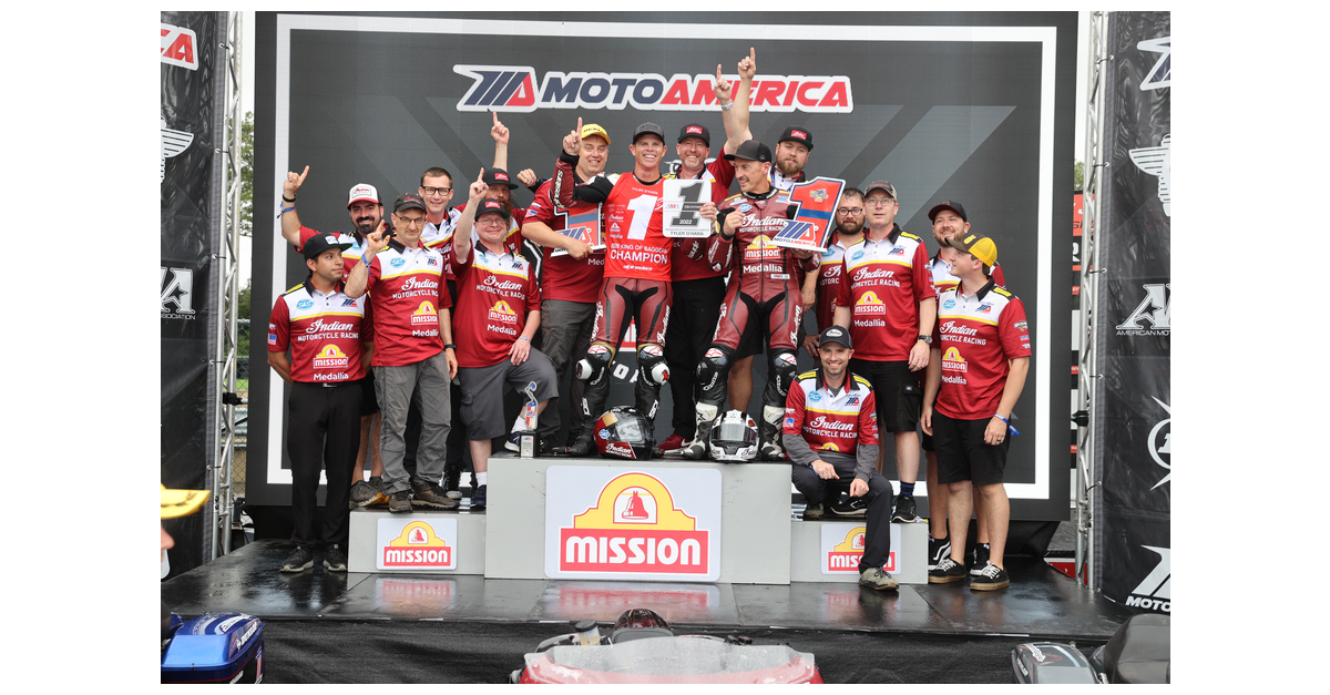 Tyler O'Hara Captures 2022 MotoAmerica Mission King of the Baggers Championship for Indian Motorcycle Racing and S&S Cycle