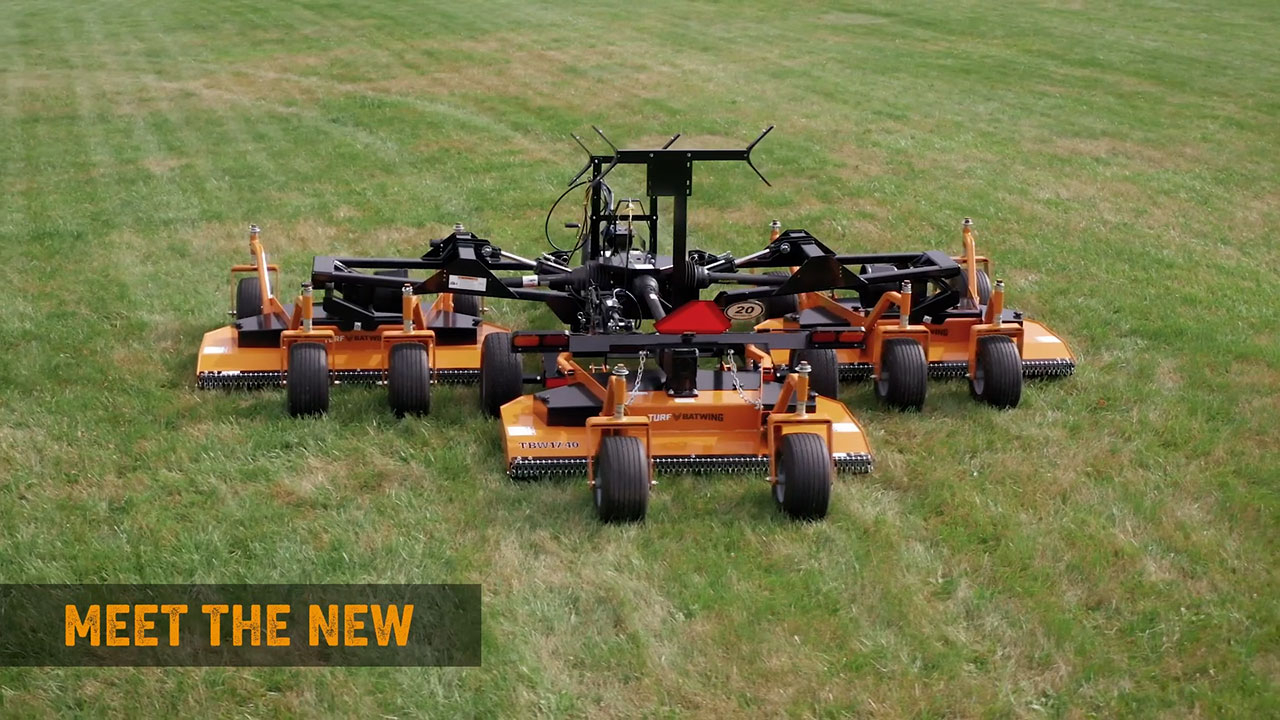 Woods Announces New Commercial Turf Batwing Finish Mower Line