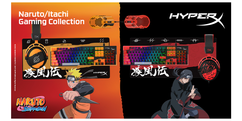 HyperX Releases Limited-Edition HyperX x Naruto: Shippuden Gaming