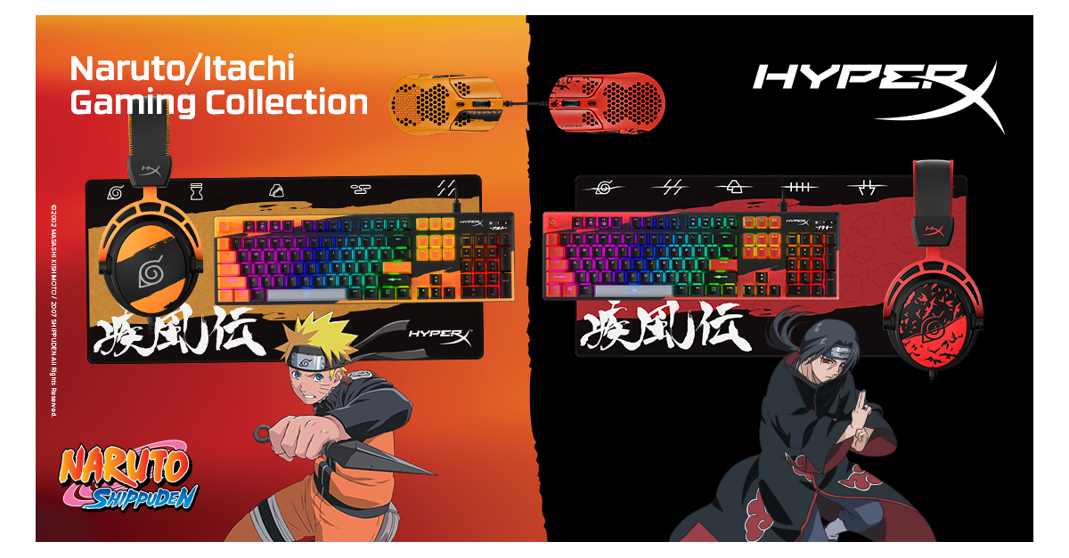 HyperX Releases Limited-Edition HyperX x Naruto: Shippuden Gaming  Collection