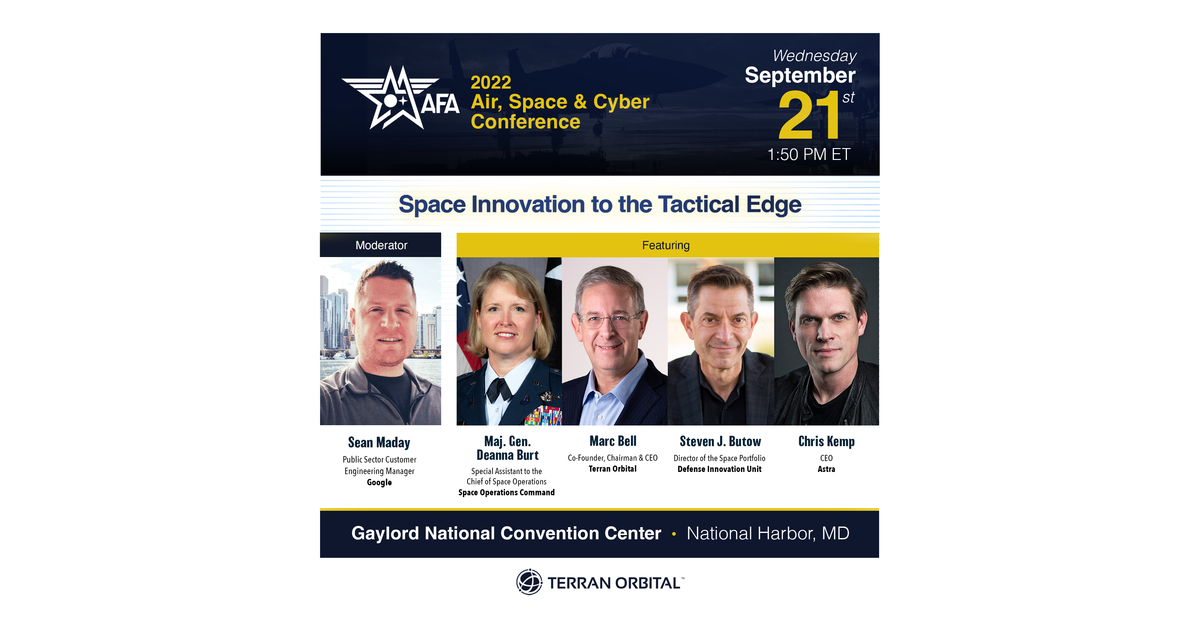 Marc Bell to Present at AFA Air, Space & Cyber Conference Business Wire