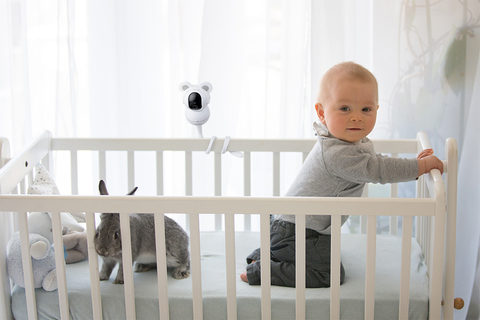 SpotCam just launched the cloud smart AI baby monitoring camera, SpotCam BabyCam. (Photo: Business Wire)
