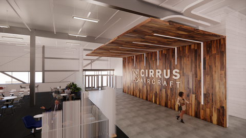 Cirrus Aircraft's Duluth Innovation Center Entrance (Subject to Change). (Photo: Business Wire)