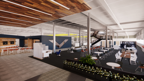Cirrus Aircraft's Innovation Center Touchdown Lounge (Subject to Change). (Photo: Business Wire)