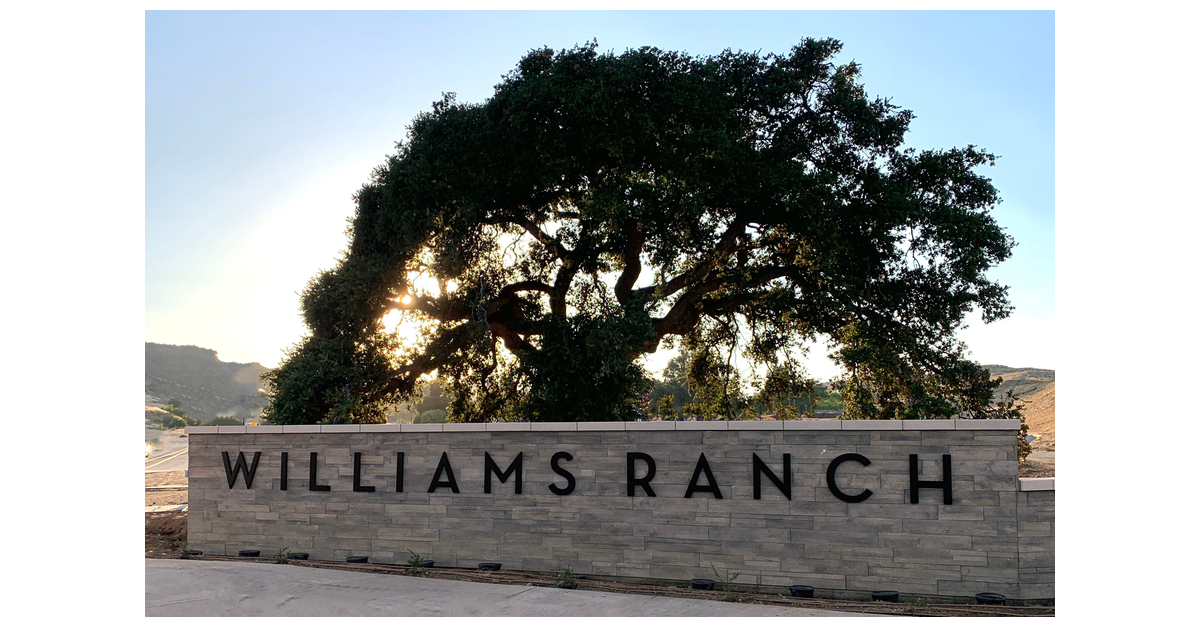 Williams Homes Introduces Namesake Williams Ranch Master-Planned ...