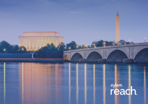 The Xylem Reach experience will offer customer success stories with tangible results along with panel discussions and sessions led by Xylem experts in Washington, D.C. from October 9-12. (Photo: Business Wire)