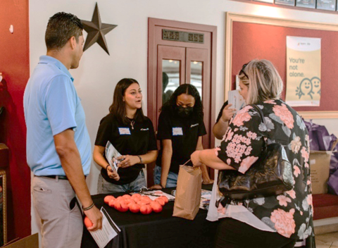 original Learn4Life student Aaliyah M. speaks to the public as a brand ambassador in a paid internship with WIOA program partner Access, Inc. (Photo: Business Wire)