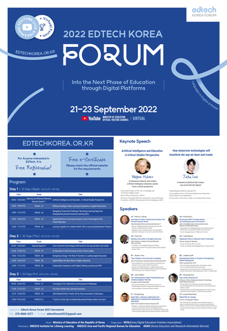 original EdTech Korea Forum 2022 Poster (Graphic: Business Wire)