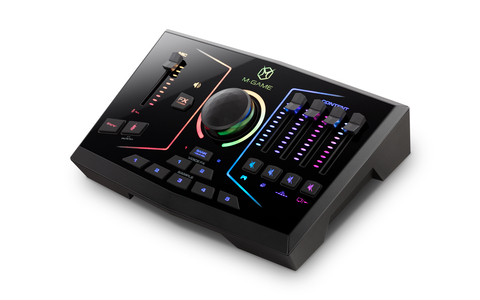 M-Game® RGB Dual is a dual PC USB streaming audio interface with customizable RGB LED lighting, sampler, and voice shaping and effects. (Photo: Business Wire)