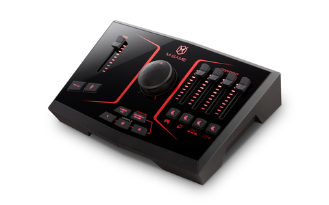 M-Game® Solo is a single USB livestreaming audio interface with customizable LED lighting, sampler, and voice shaping and effects. (Photo: Business Wire)