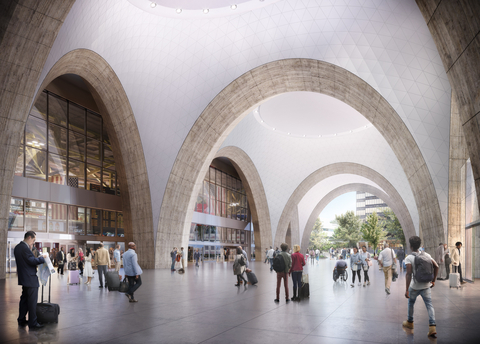 South Station Tower redeveloped concourse rendering (Photo: Business Wire)