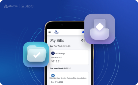 Aise and Atomic integration of Paylink and Verify (Graphic: Business Wire)