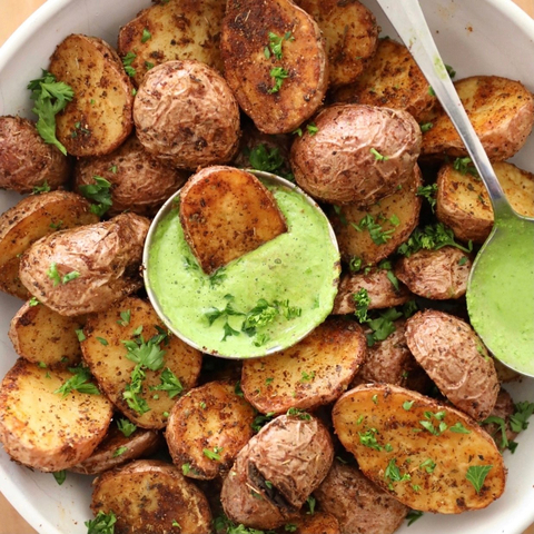 Air Fryer Potatoes with Green Goddess Dip (Photo: Business Wire)