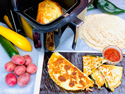 Easy Air Fryer Mashed Potato and Veggie Quesadillas (Photo: Business Wire)