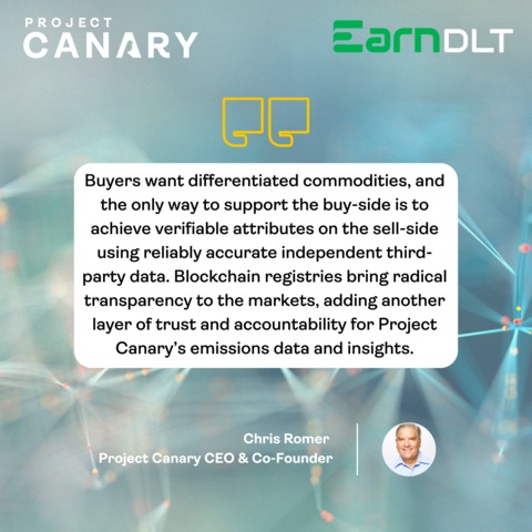Project Canary Teams Up with EarnDLT to Move Verifiable Climate ...