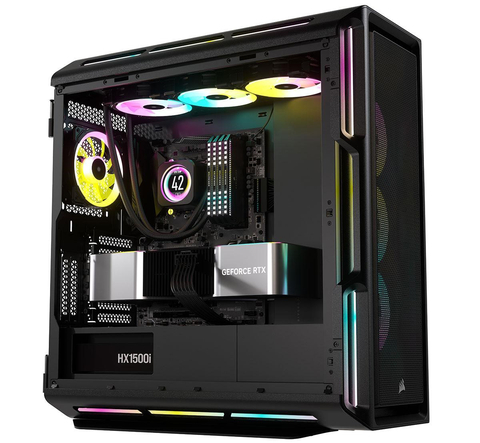 Whether it’s a case to house your build in style with plentiful cooling such as the stunning iCUE 5000T RGB, a CPU cooler to envy such as the H150i ELITE LCD, or high-performance state-of-the-art DDR5 memory, CORSAIR has the hardware to complete your build and push its performance to the maximum. (Photo: Business Wire)