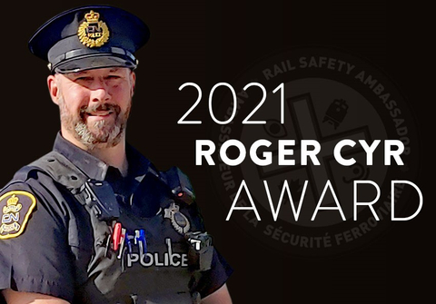 CN Police Constable Hank Neumiller and the Village of Valemount, B.C. Awarded Prestigious Roger Cyr Awards for Outstanding Contributions to Rail Safety (Photo: Business Wire)