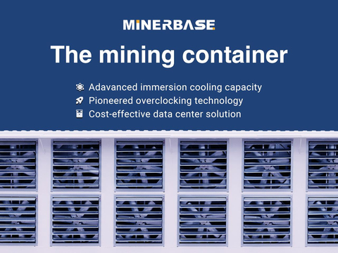 Upgraded Version of Antbox–Minerbase, the immersion cooling mining container (Photo: Business Wire)